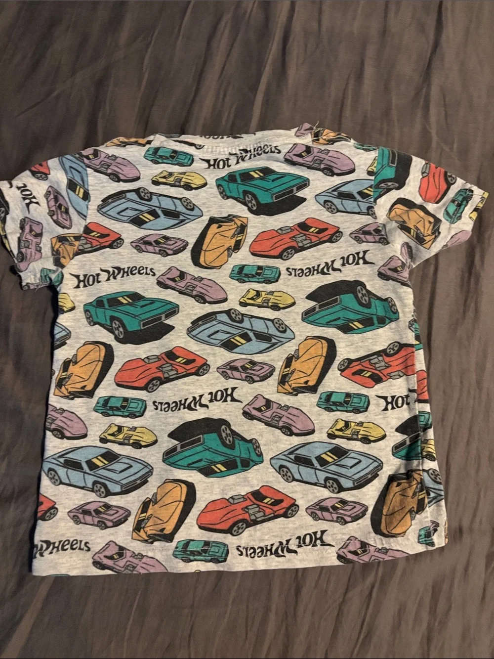 3T Hot Wheels outfit, t shirt and shorts